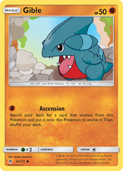 Gible Normal - Forbidden Light