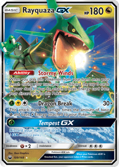 Rayquaza-GX Normal - Celestial Storm