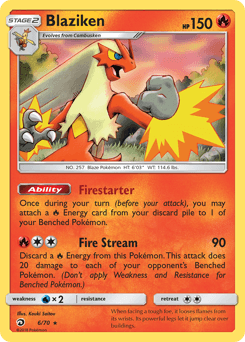 Blaziken Holo - Dragon Majesty