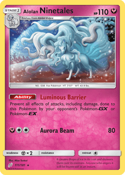 Alolan Ninetales Holo - Team Up