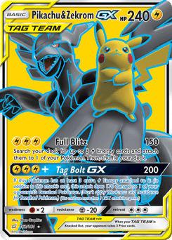Pikachu & Zekrom-GX Normal - Team Up