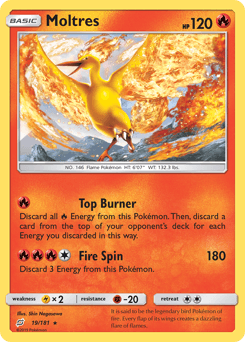 Moltres Holo - Team Up