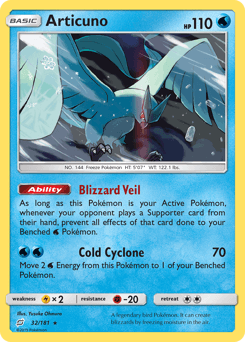 Articuno Holo - Team Up