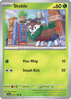 Skiddo Normal - Scarlet & Violet