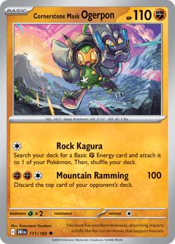 Cornerstone Mask Ogerpon Normal - Destined Rivals