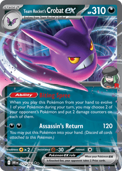 Team Rocket's Crobat ex Normal - Destined Rivals