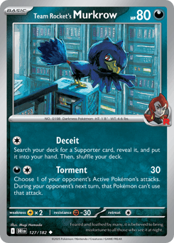 Team Rocket's Murkrow Normal - Destined Rivals