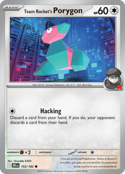Team Rocket's Porygon Normal - Destined Rivals