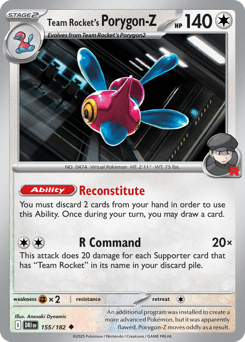 Team Rocket's Porygon-Z Normal - Destined Rivals