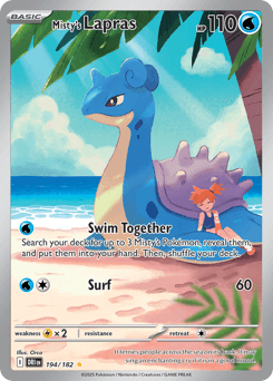 Misty's Lapras Normal - Destined Rivals