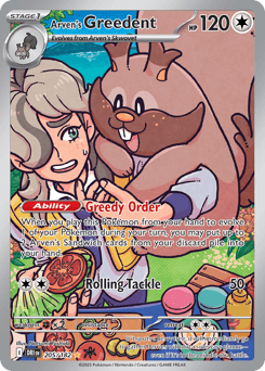 Arven's Greedent Normal - Destined Rivals