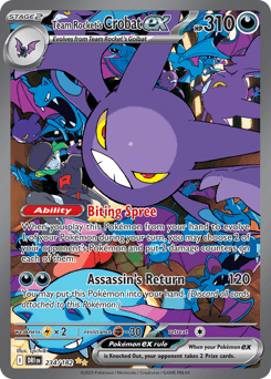Team Rocket's Crobat ex Normal - Destined Rivals