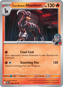 Team Rocket's Houndoom Normal - Destined Rivals