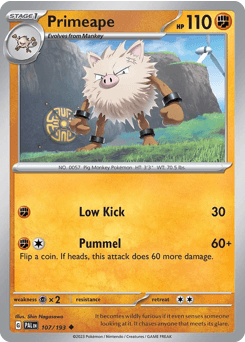 Primeape Normal - Paldea Evolved