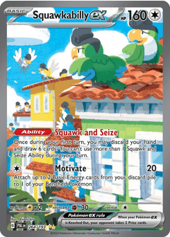 Squawkabilly ex Normal - Paldea Evolved