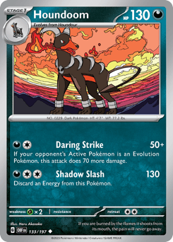 Houndoom Normal - Obsidian Flames