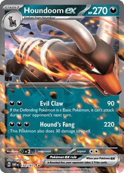 Houndoom ex Normal - Obsidian Flames