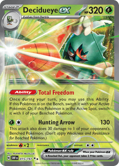 Decidueye ex Normal - Obsidian Flames