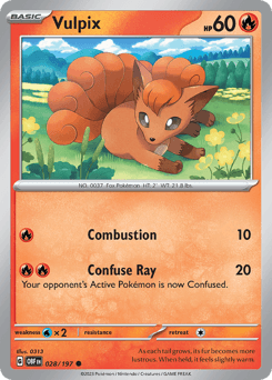 Vulpix Normal - Obsidian Flames