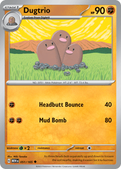 Dugtrio Normal - 151