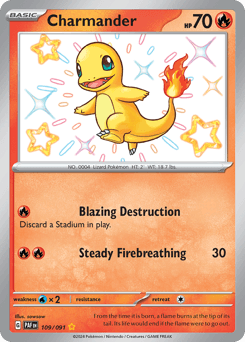 Charmander Normal - Paldean Fates