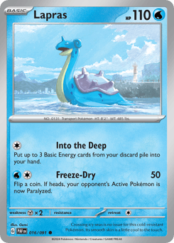 Lapras Normal - Paldean Fates