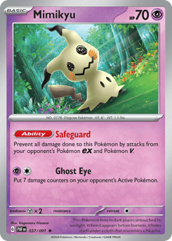 Mimikyu Normal - Paldean Fates