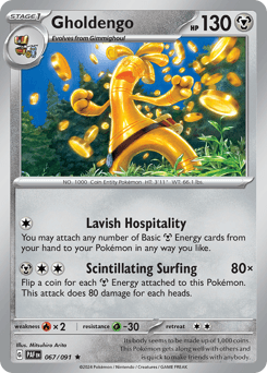 Gholdengo Normal - Paldean Fates