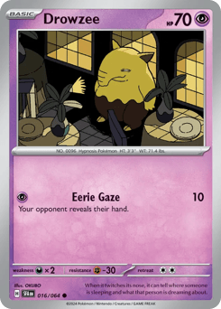 Drowzee Normal - Shrouded Fable