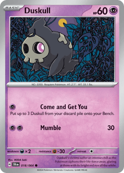 Duskull Normal - Shrouded Fable