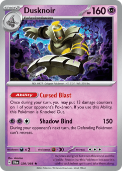 Dusknoir Normal - Shrouded Fable