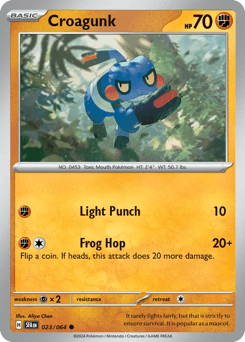 Croagunk Normal - Shrouded Fable