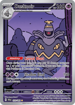 Dusknoir Normal - Shrouded Fable