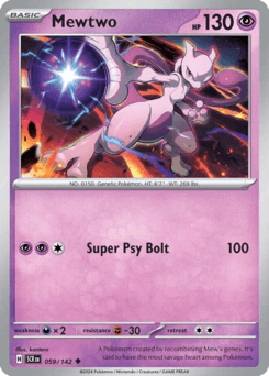 Mewtwo Normal - Stellar Crown