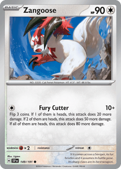 Zangoose Normal - Surging Sparks