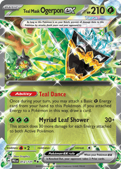 Teal Mask Ogerpon ex Normal - Prismatic Evolutions