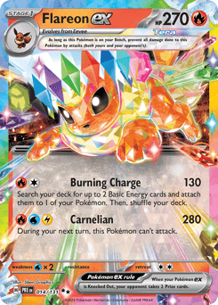 Flareon ex Normal - Prismatic Evolutions