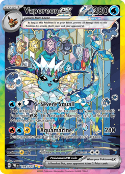 Vaporeon ex Normal - Prismatic Evolutions