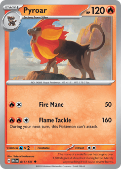 Pyroar Normal - Prismatic Evolutions