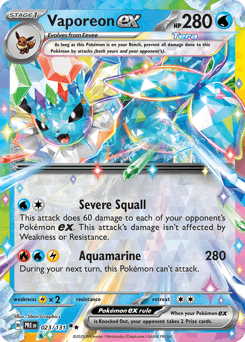 Vaporeon ex Normal - Prismatic Evolutions