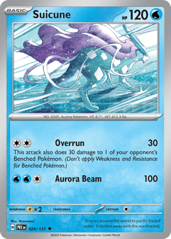 Suicune Normal - Prismatic Evolutions