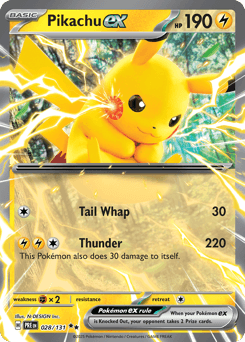 Pikachu ex Normal - Prismatic Evolutions