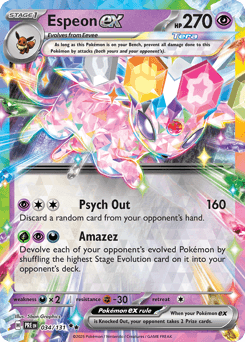 Espeon ex Normal - Prismatic Evolutions