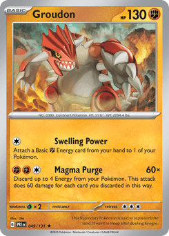 Groudon Normal - Prismatic Evolutions