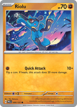 Riolu Normal - Prismatic Evolutions