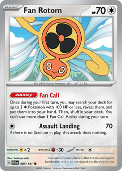 Fan Rotom Normal - Prismatic Evolutions