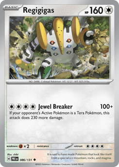 Regigigas Normal - Prismatic Evolutions
