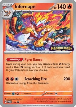 Infernape Normal - Scarlet & Violet Black Star Promos