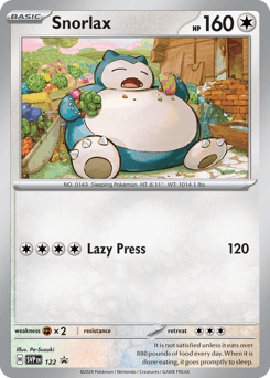 Snorlax Normal - Scarlet & Violet Black Star Promos