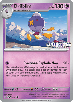 Drifblim Normal - Scarlet & Violet Black Star Promos